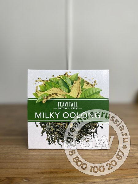 Чай зелёный TEAVITALL CLASSIC «Молочный улун» / Green tea TEAVITALL CLASSIC «Milky Oolong», 38 фильтр-пакетов