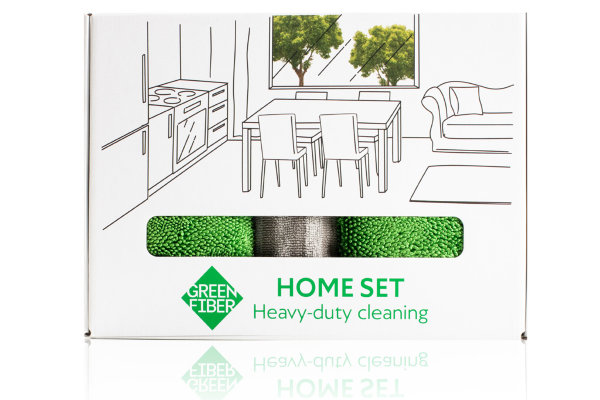 GREEN FIBER HEAVY-DUTY СLEANING SET НАБОР ДЛЯ ЧИСТКИ СЛОЖНЫХ ЗАГРЯЗНЕНИЙ